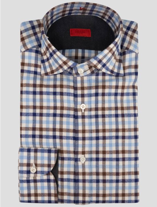 Isaia Isaia Multicolor Cotton Shirt Multicolor 000