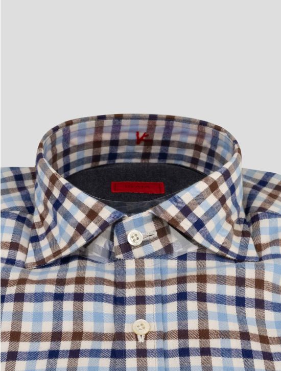 Isaia Isaia Multicolor Cotton Shirt Multicolor 001