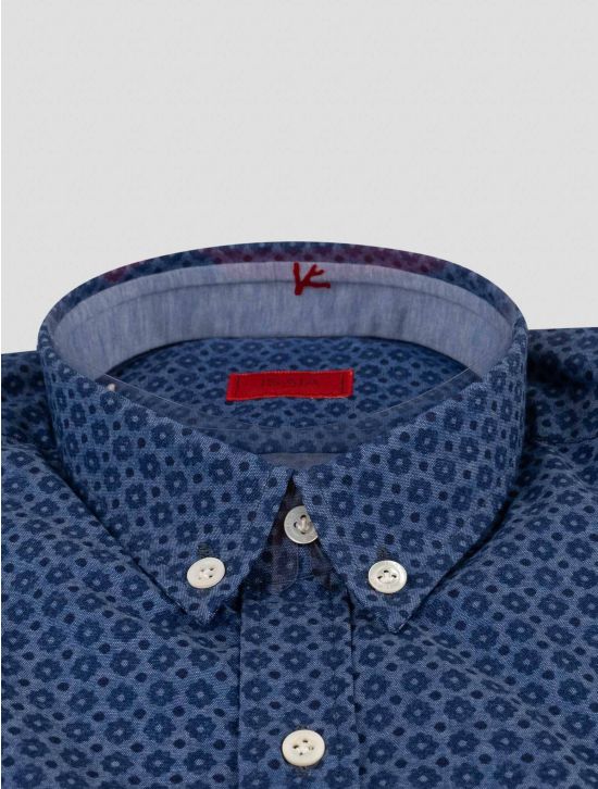 Isaia Isaia Blue Cotton Shirt Blue 001