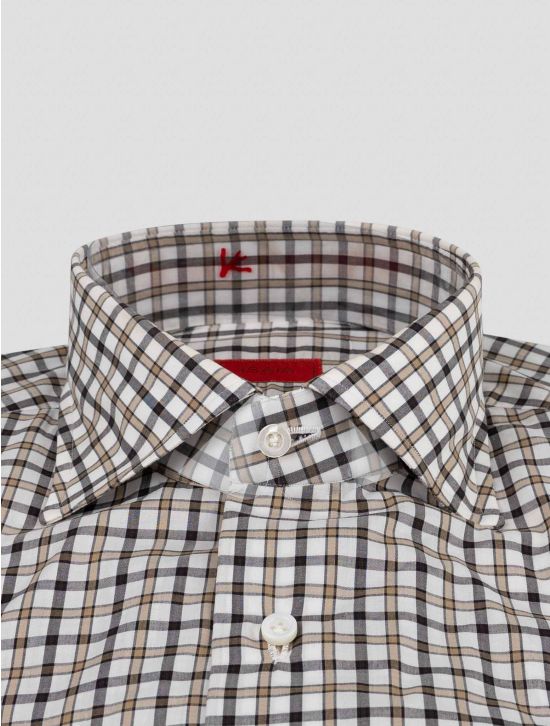 Isaia Isaia Multicolor Cotton Shirt Multicolor 001