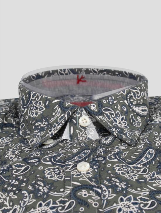 Isaia Isaia Multicolor Cotton Shirt Multicolor 001