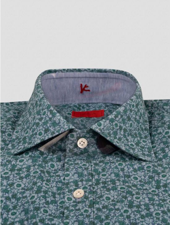 Isaia Isaia Multicolor Cotton Shirt Multicolor 001