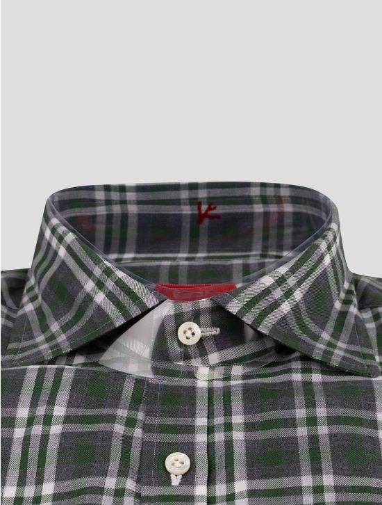 Isaia Isaia Multicolor Cotton Shirt Multicolor 001