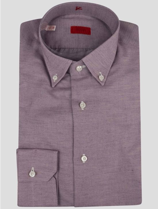 Isaia Isaia Lilac Cotton Cashmere Shirt Lilac 000