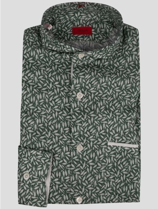 Isaia Isaia Green Linen Shirt Green 000