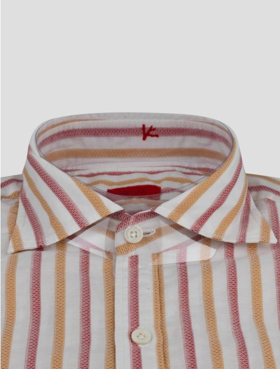 Isaia Isaia Multicolor Cotton Shirt Multicolor 001