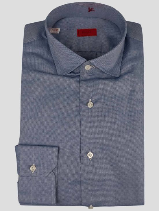 Isaia Isaia Light Blue Cotton Shirt Light Blue 000