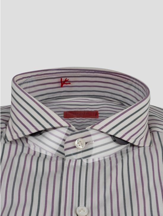 Isaia Isaia Multicolor Cotton Shirt Multicolor 001