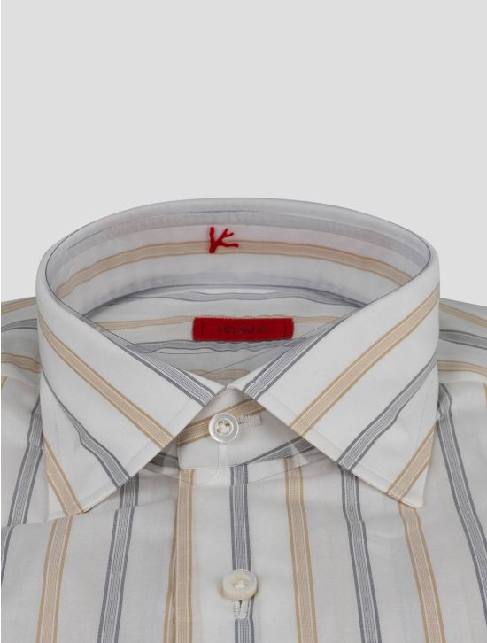 Isaia Isaia Multicolor Cotton Shirt Multicolor 001