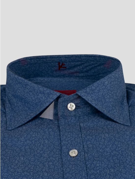 Isaia Isaia Light Blue Cotton Shirt Light Blue 001