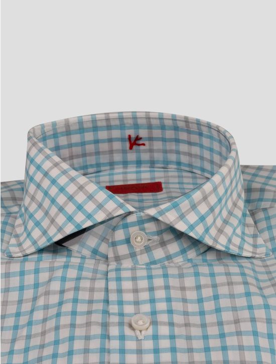 Isaia Isaia Multicolor Cotton Shirt Multicolor 001