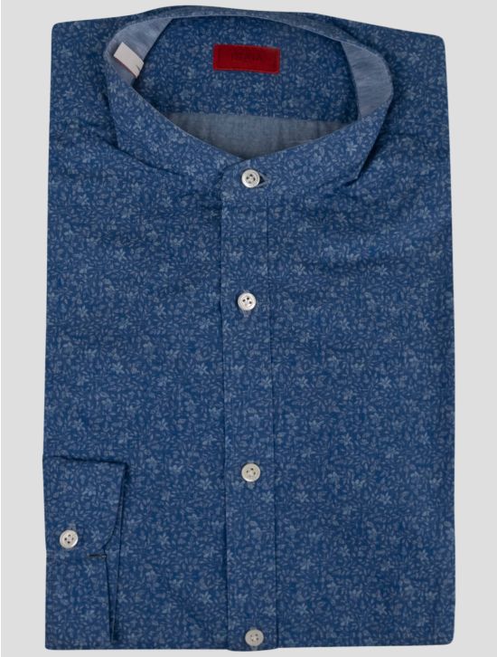 Isaia Isaia Light Blue Cotton Shirt Light Blue 000