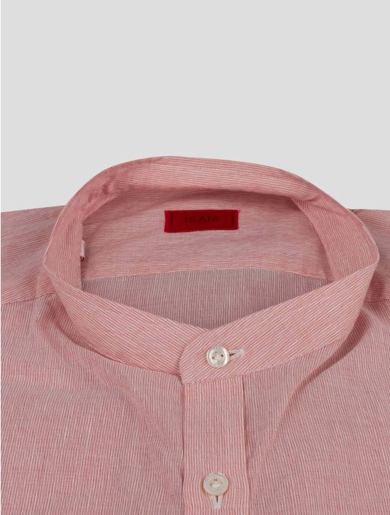 Isaia Isaia Pink Cotton Shirt Pink 001