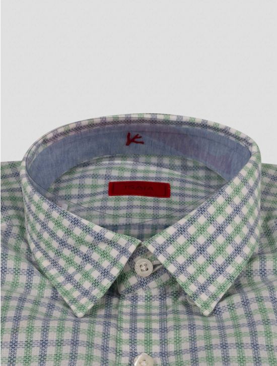 Isaia Isaia Multicolor Cotton Shirt Multicolor 001