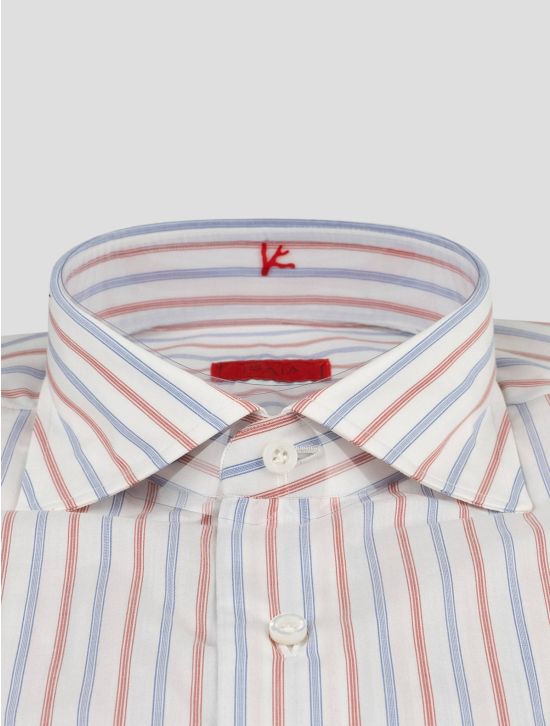 Isaia Isaia Multicolor Cotton Shirt Multicolor 001