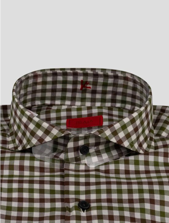 Isaia Isaia Multicolor Cotton Shirt Multicolor 001