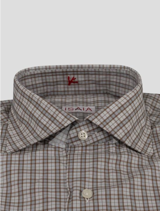 Isaia Isaia Multicolor Cotton Shirt Multicolor 001