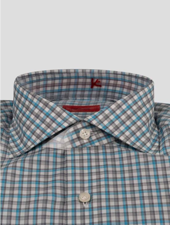 Isaia Isaia Multicolor Cotton Shirt Multicolor 001