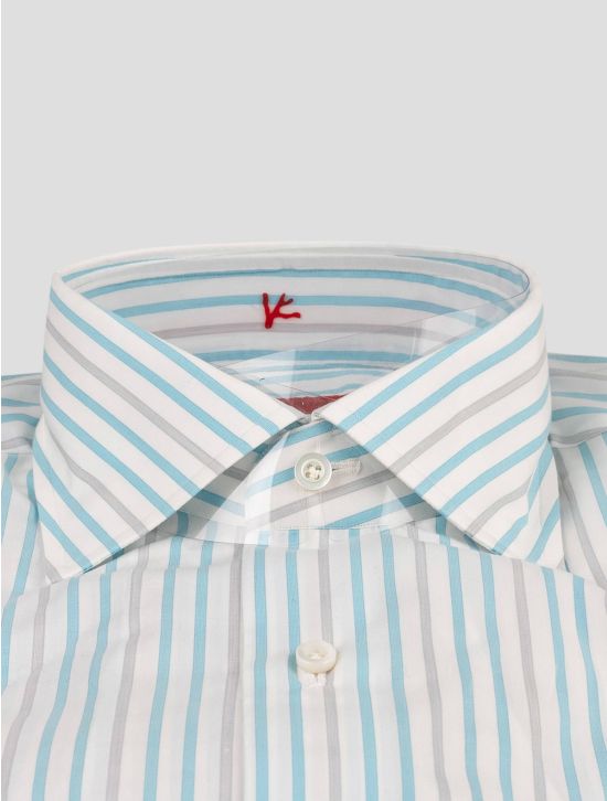 Isaia Isaia Multicolor Cotton Shirt Multicolor 001