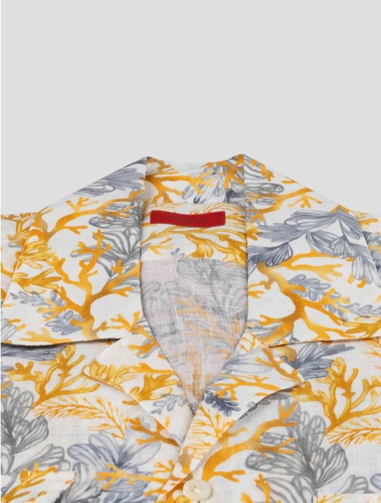 Isaia Isaia Multicolor Cotton Shirt Multicolor 001