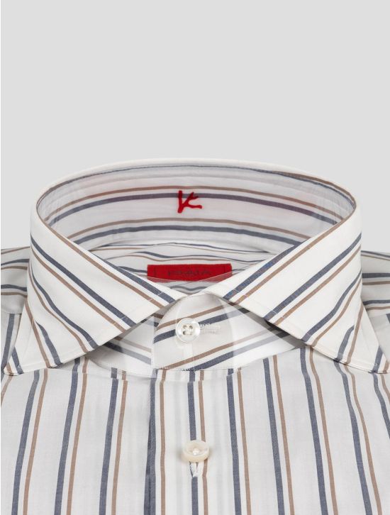 Isaia Isaia Multicolor Cotton Shirt Multicolor 001