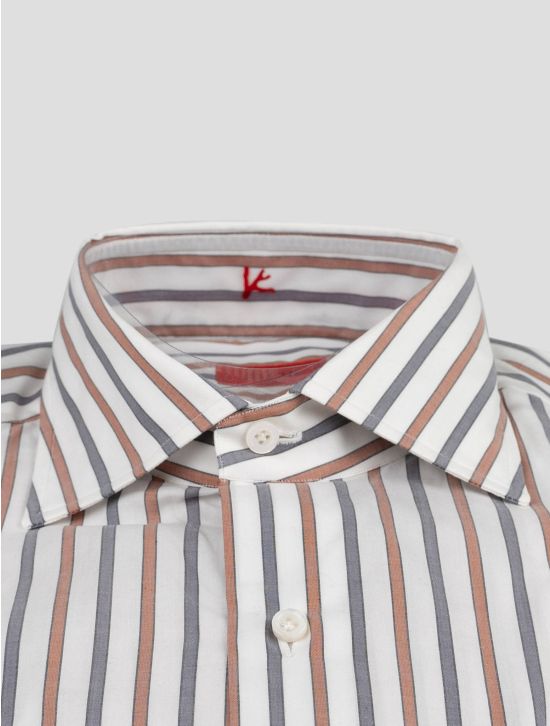 Isaia Isaia Multicolor Cotton Shirt Multicolor 001