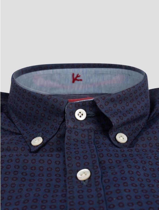 Isaia Isaia Blue Cotton Shirt Blue 001