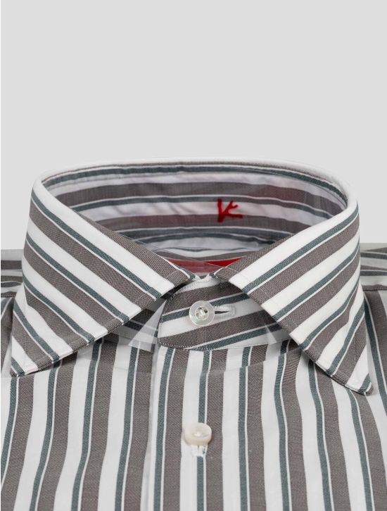 Isaia Isaia Multicolor Cotton Shirt Multicolor 001