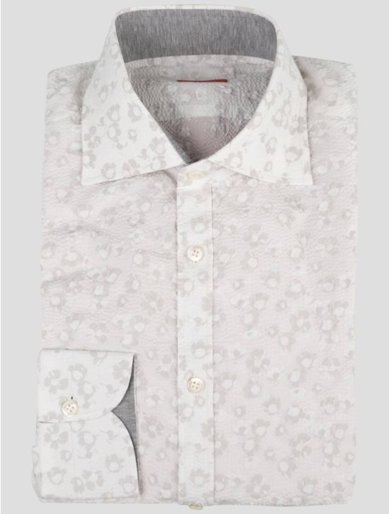 Isaia Isaia White Cotton Shirt White 000