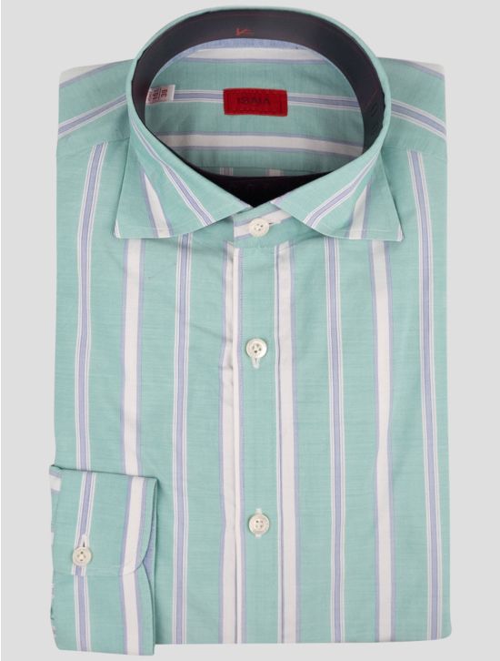 Isaia Isaia Multicolor Cotton Shirt Multicolor 000