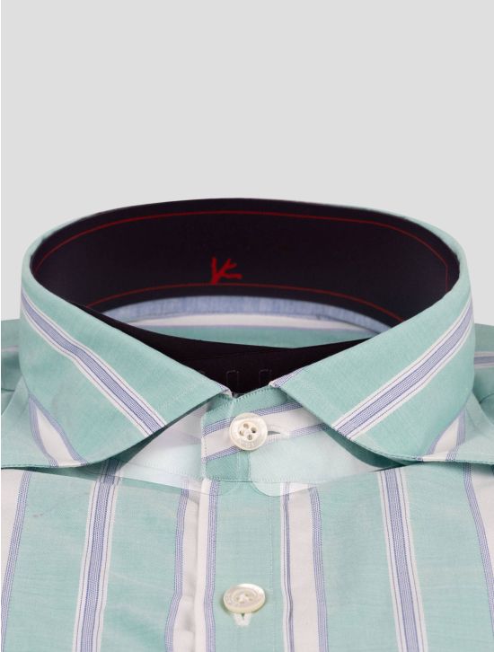 Isaia Isaia Multicolor Cotton Shirt Multicolor 001