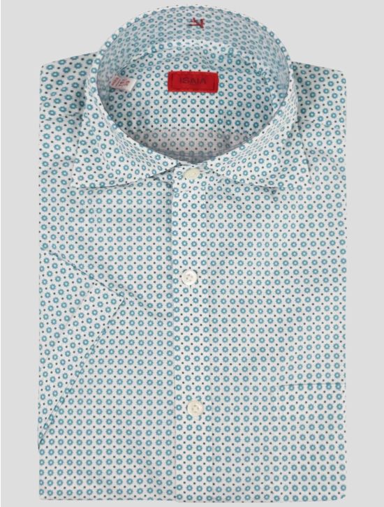 Isaia Isaia Multicolor Cotton Short sleeve Shirt Multicolor 000