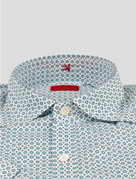 Isaia Isaia Multicolor Cotton Short sleeve Shirt Multicolor 001