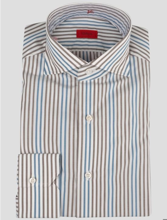 Isaia Isaia Multicolor Cotton Shirt Multicolor 000