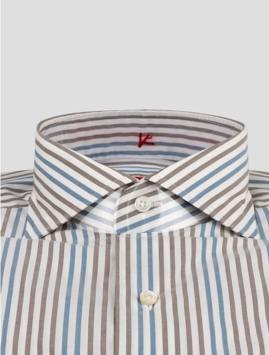 Isaia Isaia Multicolor Cotton Shirt Multicolor 001