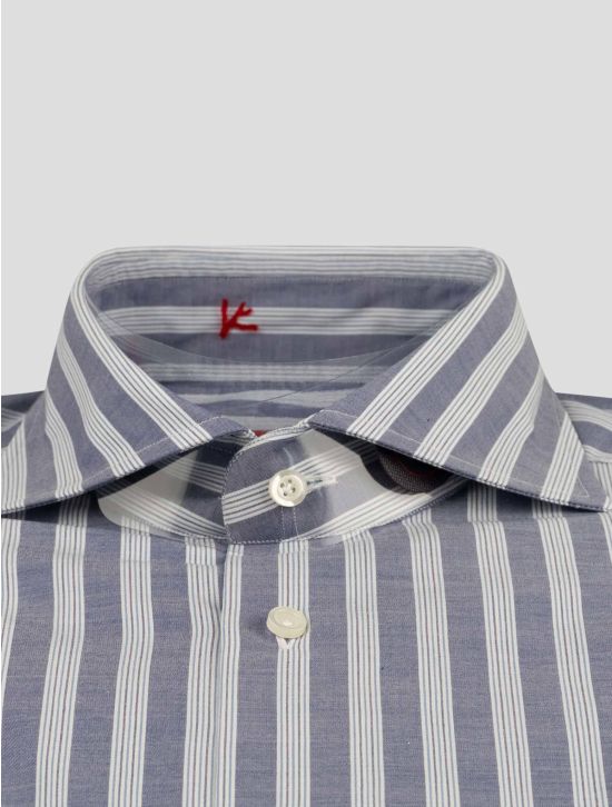 Isaia Isaia Blue Cotton Shirt Blue 001