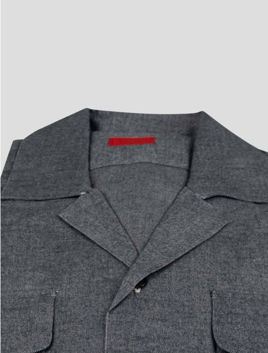 Isaia Isaia Gray Cotton Shirt Gray 001