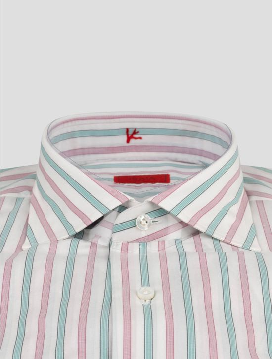 Isaia Isaia Multicolor Cotton Shirt Multicolor 001