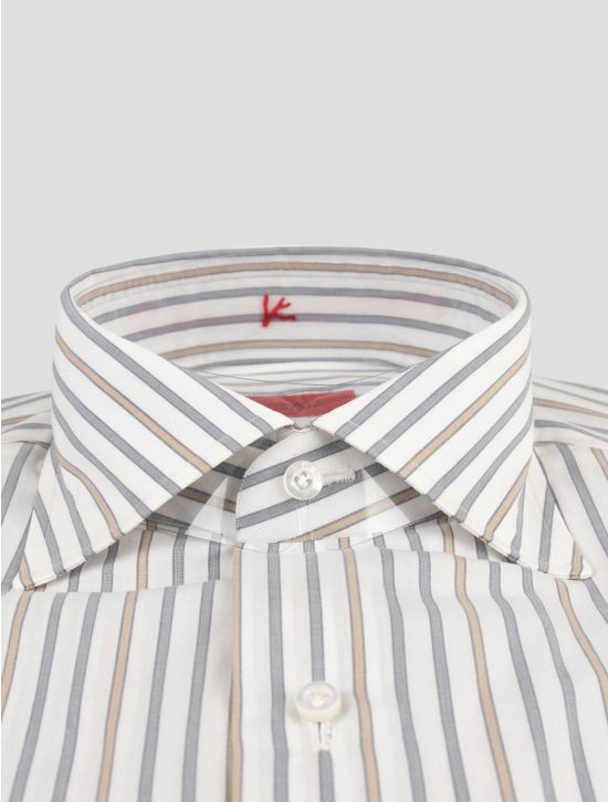 Isaia Isaia Multicolor Cotton Shirt Multicolor 001