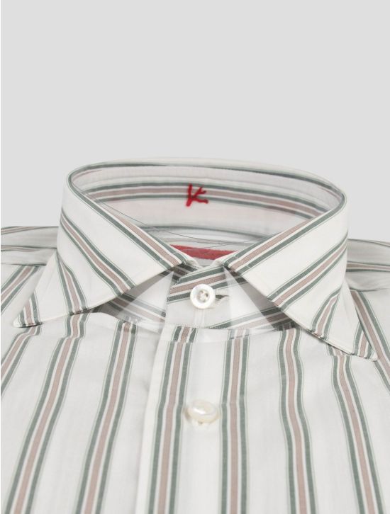 Isaia Isaia Multicolor Cotton Shirt Multicolor 001