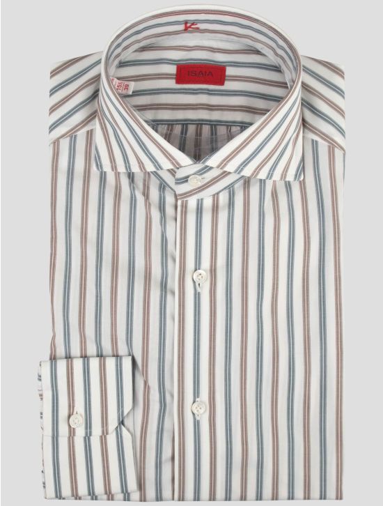 Isaia Isaia Multicolor Cotton Shirt Multicolor 000