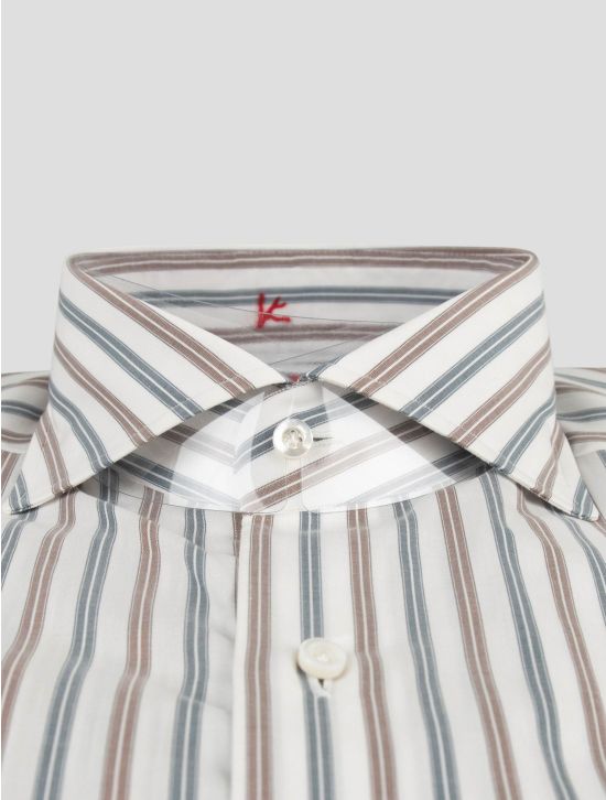 Isaia Isaia Multicolor Cotton Shirt Multicolor 001