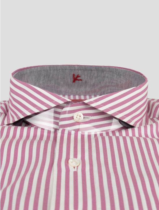 Isaia Isaia Pink Cotton Sweater Polo Pink / White 001