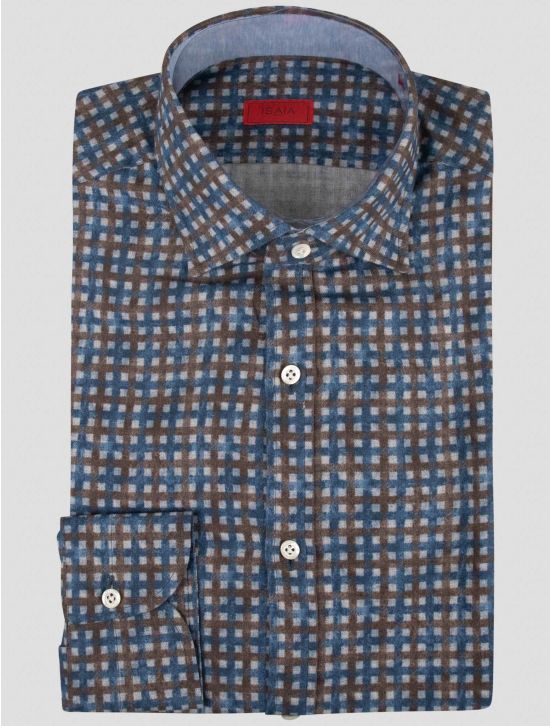 Isaia Isaia Multicolor Cotton Shirt Multicolor 000