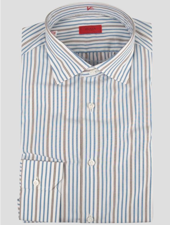 Isaia Isaia Multicolor Cotton Shirt Multicolor 000