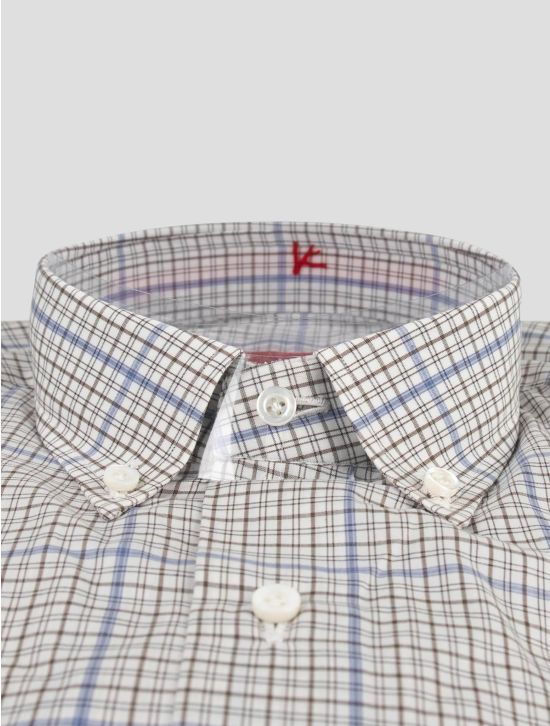 Isaia Isaia Multicolor Cotton Shirt Multicolor 001