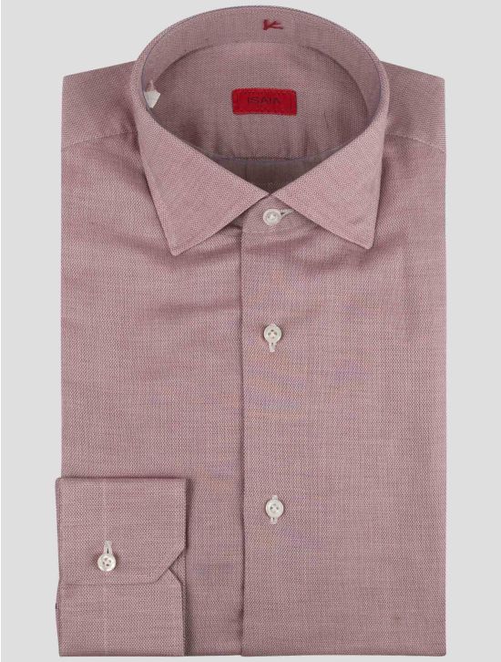 Isaia Isaia Pink Cotton Shirt Pink 000