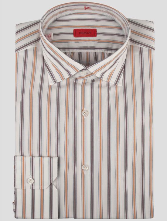 Isaia Isaia Multicolor Cotton Shirt Multicolor 000