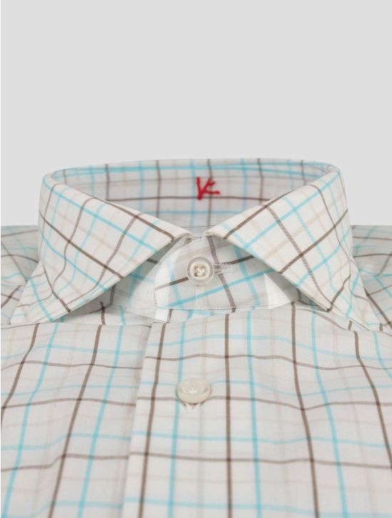 Isaia Isaia Multicolor Cotton Shirt Multicolor 001