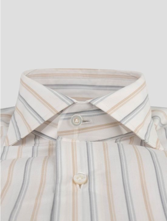 Isaia Isaia Multicolor Cotton Shirt Multicolor 001